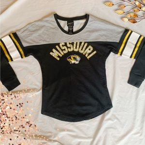 Mizzou Black and Gold Long Sleeve Shirt